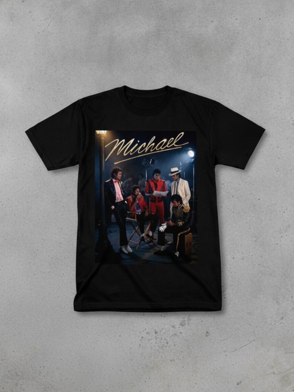 Michael Jackson Graphic Tee | Vintage Music Legend Black T-Shirt | Retro Concert